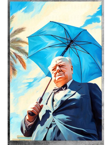 Winston Churchill in Fort Lauderdale from 2007 by Dr. Roy Schneemann #docroy