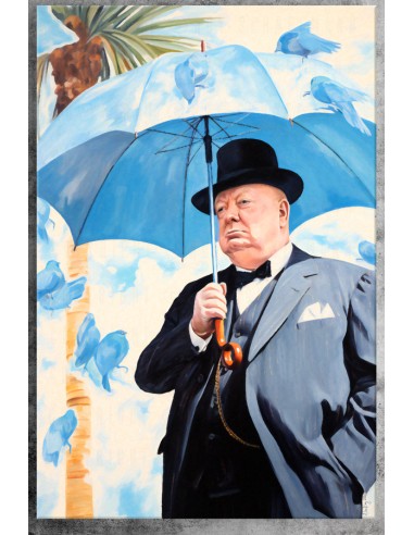 Winston Churchill in Key West from 2006 by Dr. Roy Schneemann #docroy
